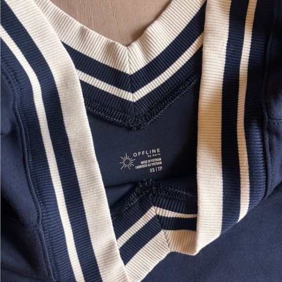 Offline by Aerie Navy Long Sleeve Dress - Picture 5 of 6